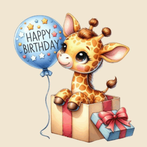Happy Birthday Giraffe