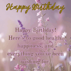 Happy Birthday Greeting Card #078
